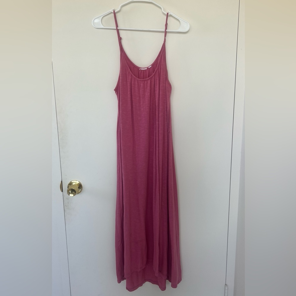 Pink maxi dress